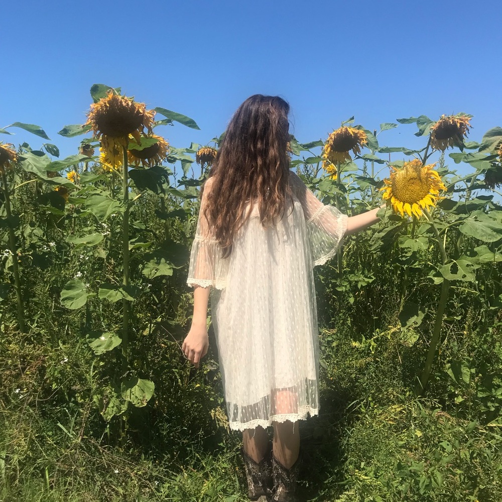 Boho cream dress